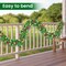 Christmas Garland with Lights, 50 LEDs 9FT Prelit Garland Battery Operated Outdoor Indoor Christmas Decorations Lighted Garland for Stairs Railing Fireplace Mantle Front Door Home Holiday Decor